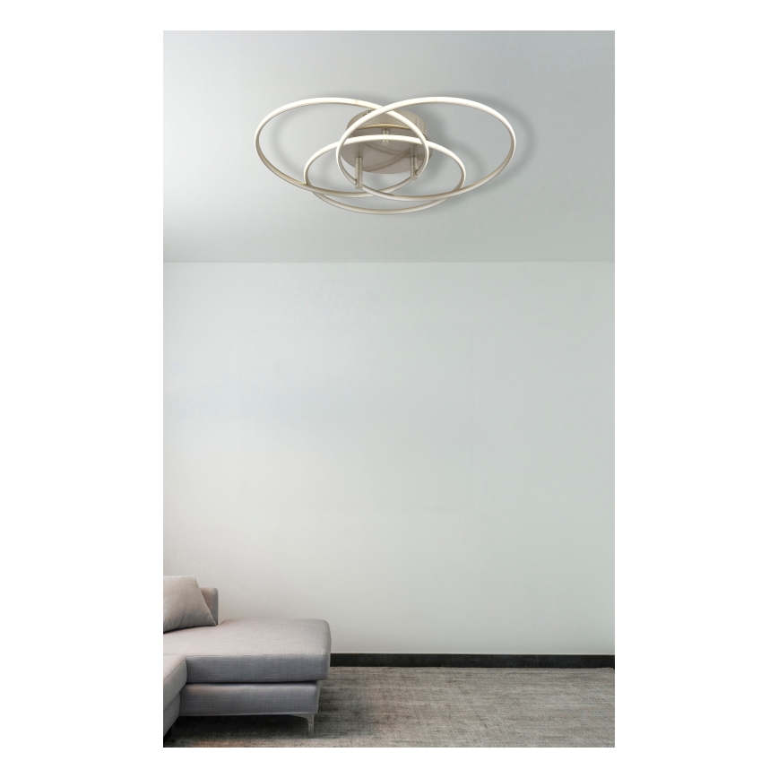 Globo - LED taklampa LED/40W/230V 4000K diameter 45,6 cm matt krom