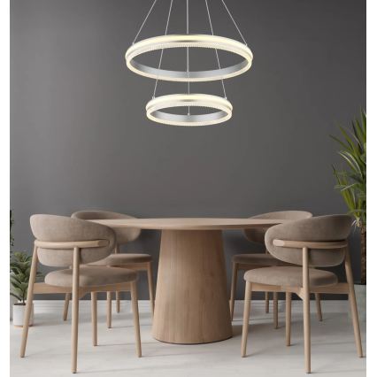 Globo - Dimmerbar LED-pendel på vajer LED/60W/230V 2700-6000K med fjärrkontroll