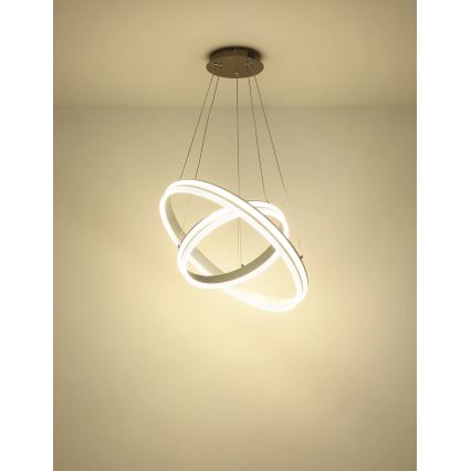 Globo - Dimmerbar LED-pendel på vajer LED/60W/230V 2700-6000K med fjärrkontroll