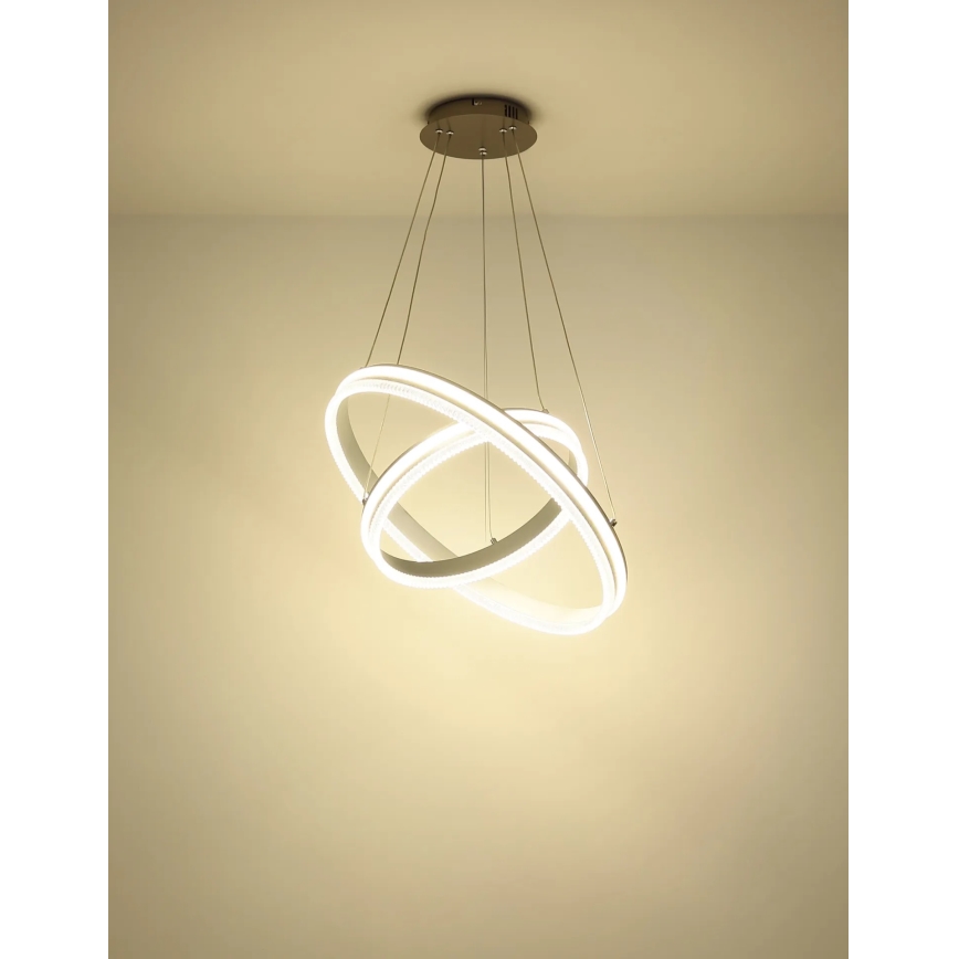 Globo - Dimmerbar LED-pendel på vajer LED/60W/230V 2700-6000K med fjärrkontroll