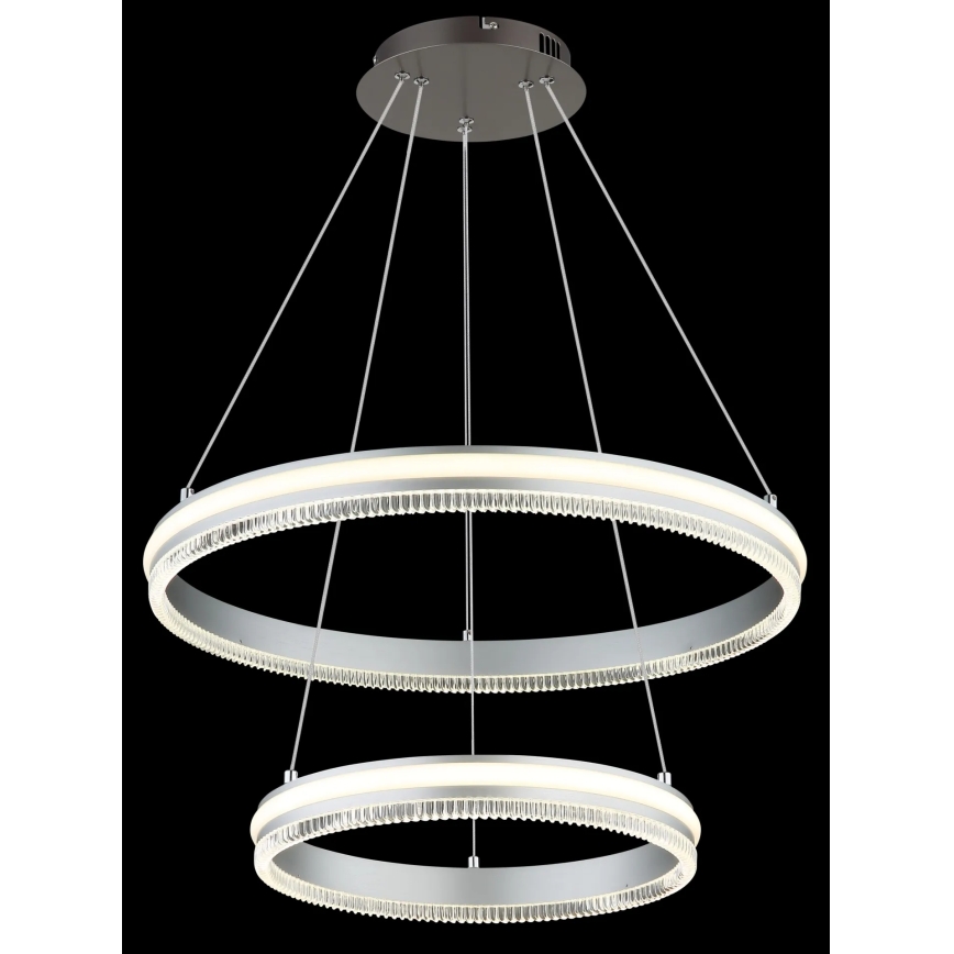 Globo - Dimmerbar LED-pendel på vajer LED/60W/230V 2700-6000K med fjärrkontroll