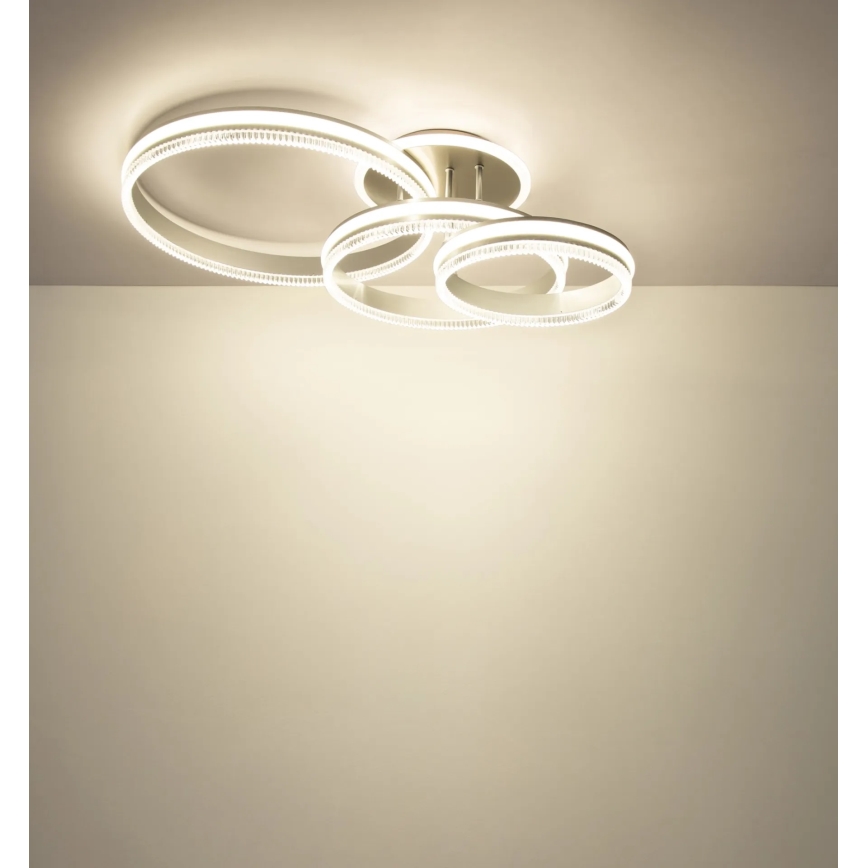 Globo - Dimbar LED-taklampa LED/72W/230V 2700-6000K silver + fjärrkontroll