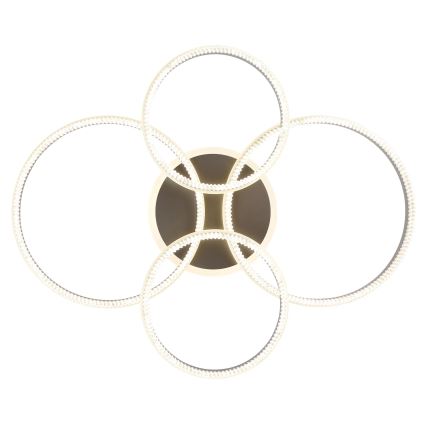 Globo - LED dimbar taklampa LED/90W/230V 2700-6000K silverfärgad + fjärrkontroll