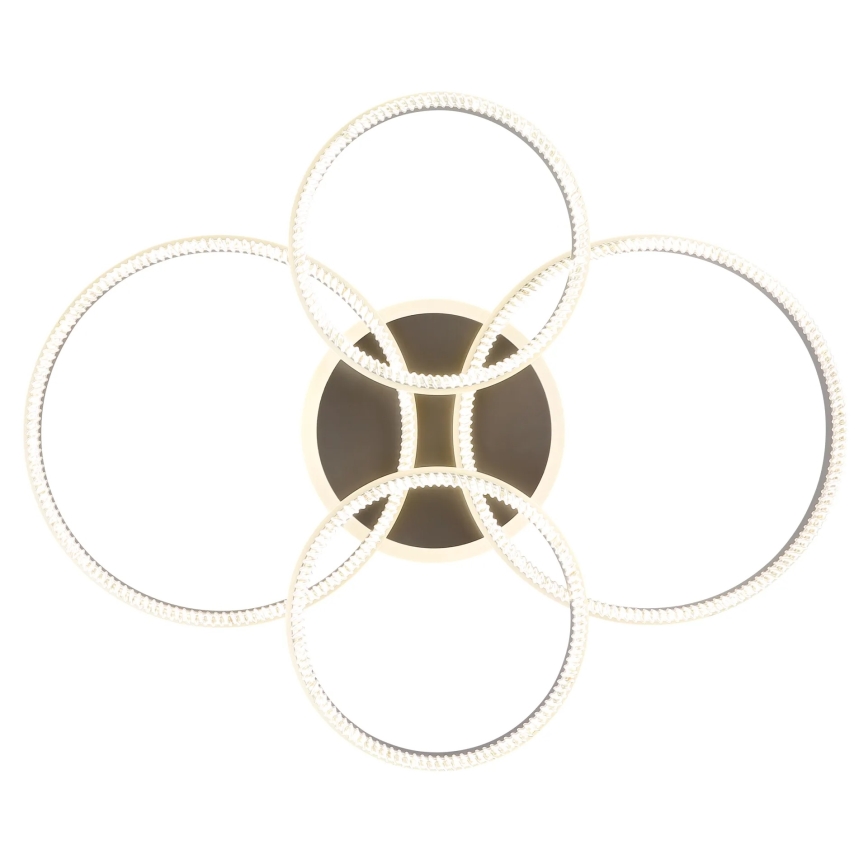 Globo - LED dimbar taklampa LED/90W/230V 2700-6000K silverfärgad + fjärrkontroll