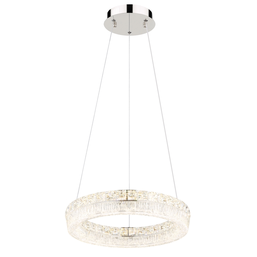 Globo - dimbar LED-pendellampa på vajer LED/24W/230V 2700-6000K klar + fjärrkontroll