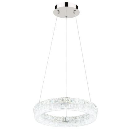 Globo - dimbar LED-pendellampa på vajer LED/24W/230V 2700-6000K klar + fjärrkontroll
