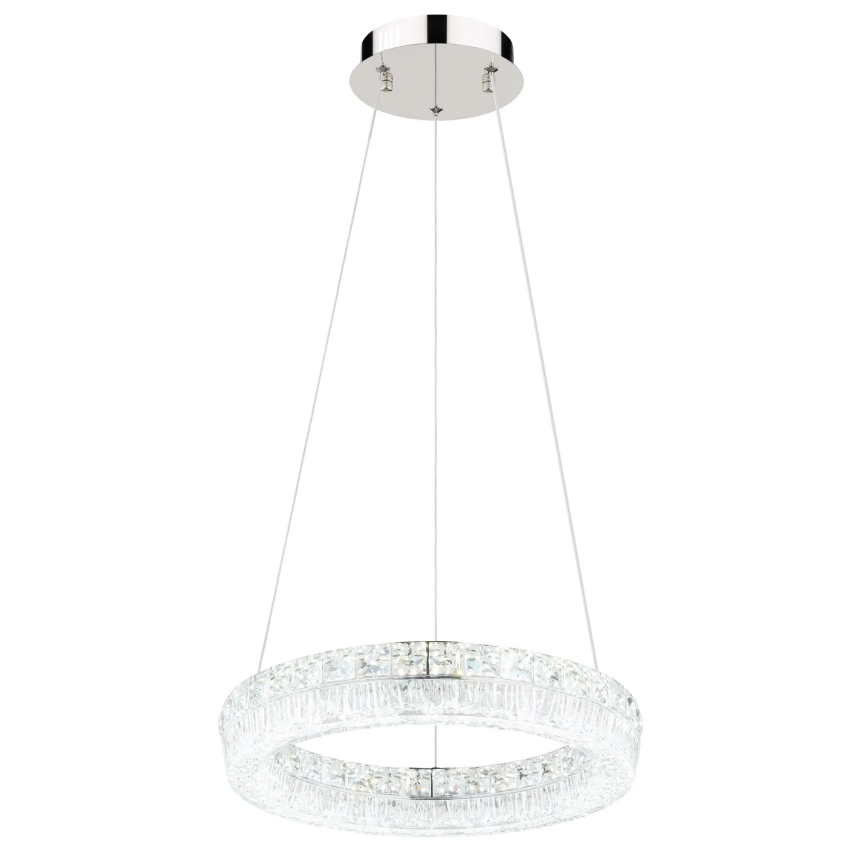 Globo - dimbar LED-pendellampa på vajer LED/24W/230V 2700-6000K klar + fjärrkontroll