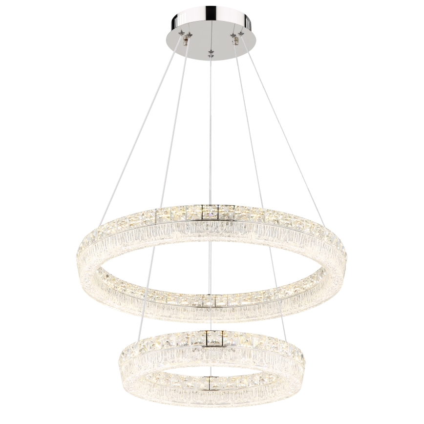 Globo - LED-dimbar pendellampa på vajer LED/60W/230V 2700-6000K klar + fjärrkontroll
