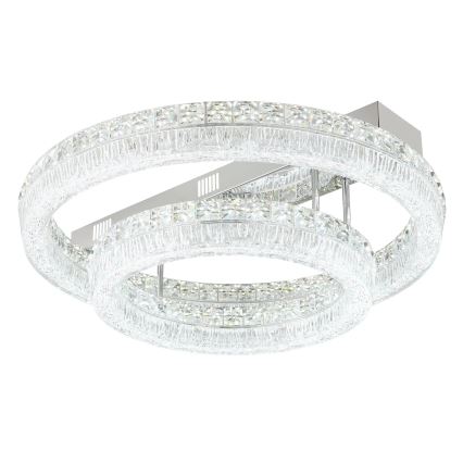 Globo - Dimbart LED-takarmatur LED/60W/230V 2700-6000K klarglas + fjärrkontroll
