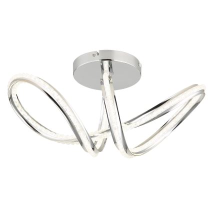 Globo - Dimbar LED-taklampa LED/40W/230V 2700-6000K polerad krom + fjärrkontroll