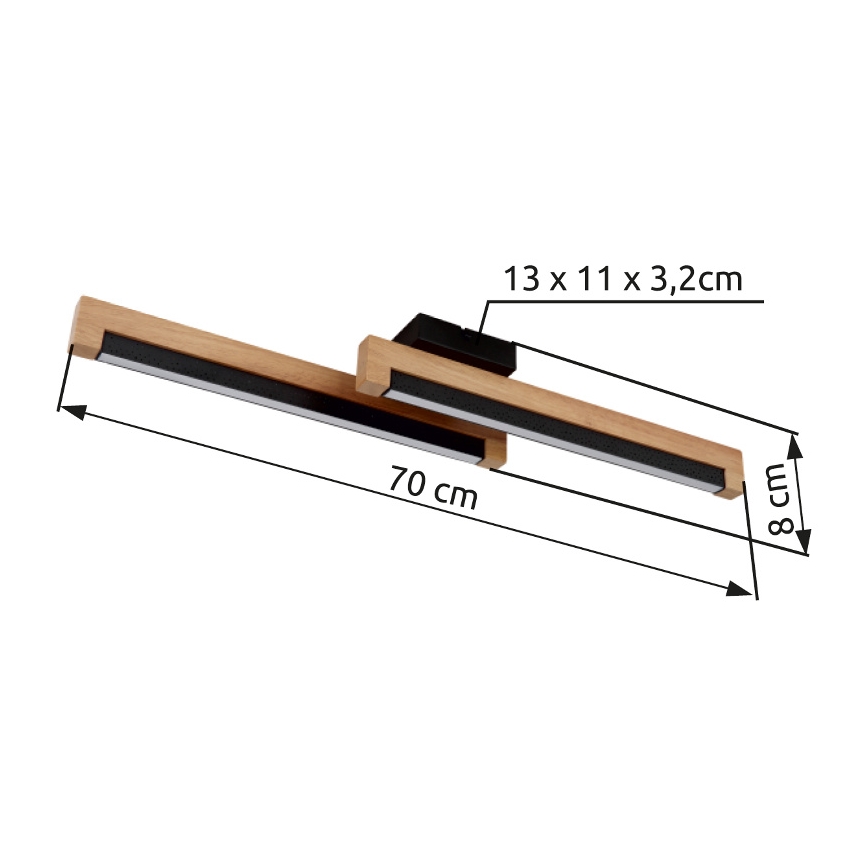 Globo - LED taklampa LED/12W/230V