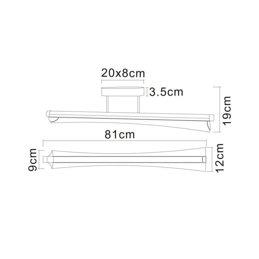Globo - LED-pendel på stång LED/28W/230V 2700/4000/6000K