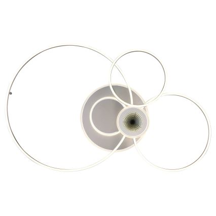 Globo - LED dimbar taklampa LED/36W/230V 2700-6000K silver + fjärrkontroll
