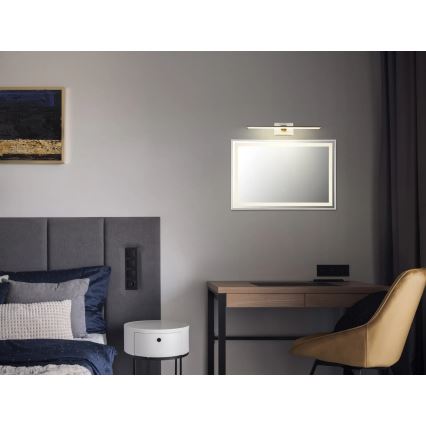 Globo - Uppladdningsbar LED-tavellampa LED/3,5W/5V 40 cm 3600 mAh matt krom