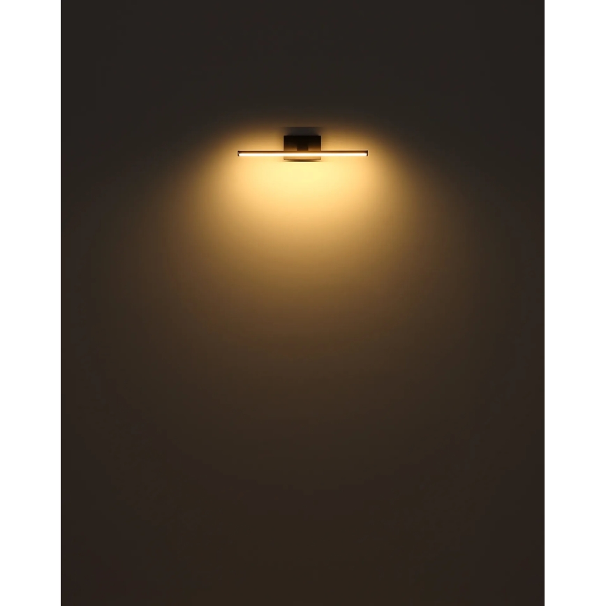 Globo - LED uppladdningsbar tavelbelysning LED/3,5W/5V 40 cm 3600 mAh svart