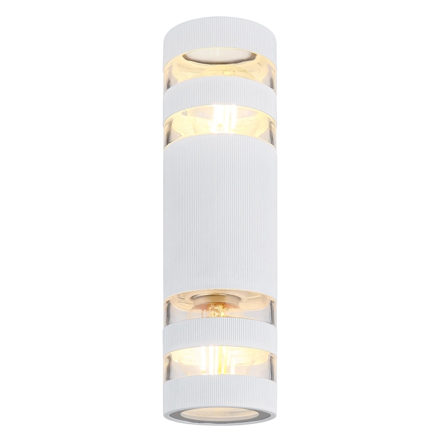 Globo - Vägglampa 2xE27/10W/230V vit
