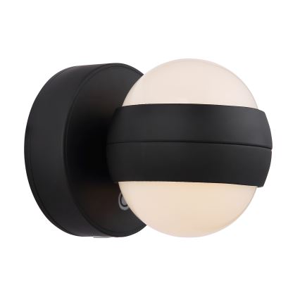 Globo - LED dimbar uppladdningsbar touch-vägglampa LED/1,4W/5V 1800 mAh svart