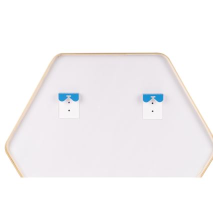 Globo - Väggspegel 70x80 cm guldfärgad