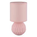 Globo - Bordslampa 1xE14/40W/230V rosa