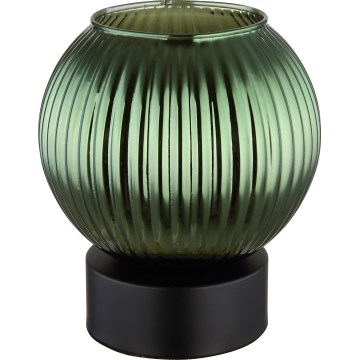 Globo - Bordslampa 1xE27/25W/230V diameter 15 cm grön