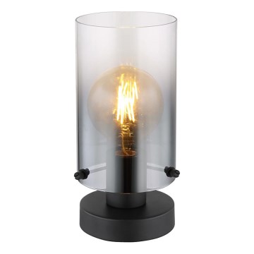 Globo - Bordslampa 1xE27/40W/230V diameter 12,5 cm svart