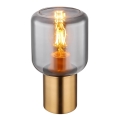 Globo - Bordslampa 1xE27/40W/230V mässing