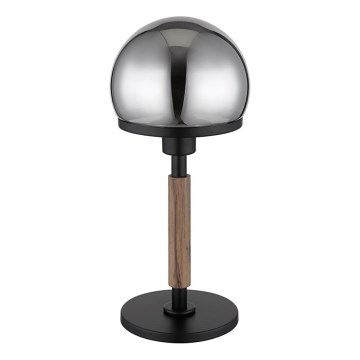 Globo - Bordslampa 1xE27/40W/230V svart/brun