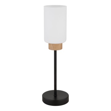Globo - Bordslampa 1xE27/60W/230V svart/vit