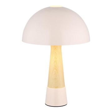 Globo - Bordslampa 1xE27ILLU/40W/230V beige