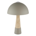 Globo - Bordslampa 1xE27ILLU/40W/230V grå