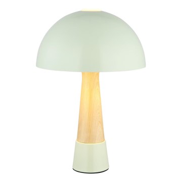 Globo - Bordslampa 1xE27ILLU/40W/230V grön