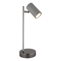 Globo - Bordslampa 1xGU10/5W/230V grå/antracit