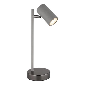 Globo - Bordslampa 1xGU10/5W/230V grå/antracit