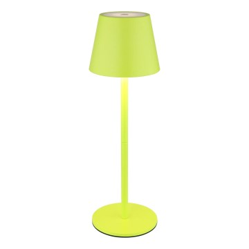 Globo - Dimbar, beröringsstyrd, uppladdningsbar bordslampa för utomhusbruk 3 i 1 LED/3W/5V 3000/4000/5000K IP54 1800 mAh grön