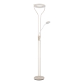 Globo - Dimbar golvlampa LED/20W/230V + LED/4W 3000K