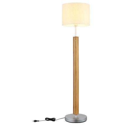Globo - Dimbar LED-golvlampa LED/21W/230V + 1xE27/25W