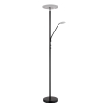 Globo - dimbar LED-golvlampa LED/28W/230V + LED/5W 3000K svart