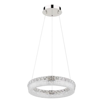 Globo - dimbar LED-pendellampa på vajer LED/24W/230V 2700-6000K klar + fjärrkontroll
