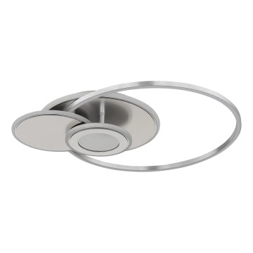 Globo - Dimbar LED-taklampa LED/24W/230V 2700-6000K silver + fjärrkontroll