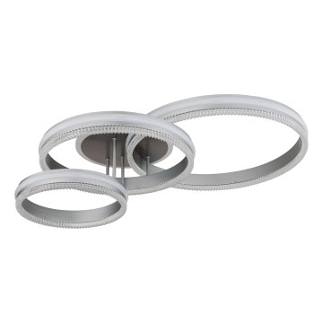 Globo - Dimbar LED-taklampa LED/72W/230V 2700-6000K silver + fjärrkontroll