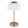Globo - Dimbar uppladdningsbar LED-bordslampa LED/2,5W/5V 1800 mAh 2700K/4000K/6500K mässing