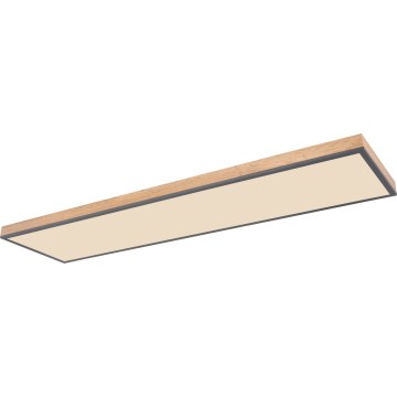 Globo - Dimbart LED-takarmatur LED/36W/230V 2700-6500K brun/grå + fjärrkontroll