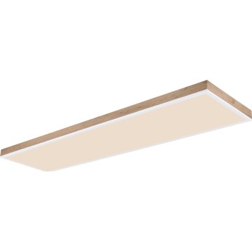 Globo - Dimbart LED-takarmatur LED/36W/230V 2700-6500K brun/vit + fjärrkontroll
