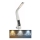 Globo - Dimmbar beröringsstyrd LED-bordslampa med display LED/6,5W/230V 3000/4500/5800K vit