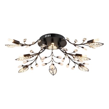 Globo - Elegant taklampa med 8 G9-socklar, 5 W per lampa, 230 V, Ø 76 cm