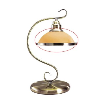 Globo - Ersättningsglas till bordslampa SASSARI E27