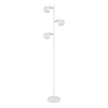 Globo - Golvlampa 3xE14/40W/230V vit