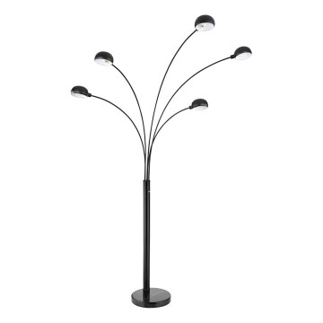 Globo - Golvlampa 5xE14/40W/230V svart