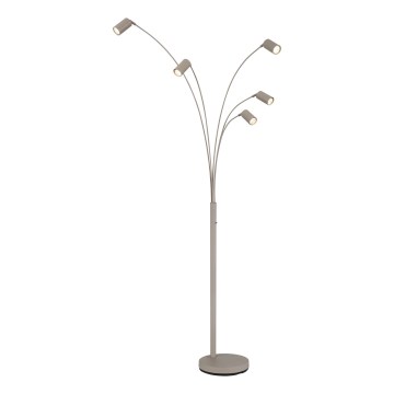 Globo - Golvlampa 5xGU10/35W/230V beige