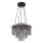 Globo - Hänglampa med kabel 5xE27/60W/230V svart